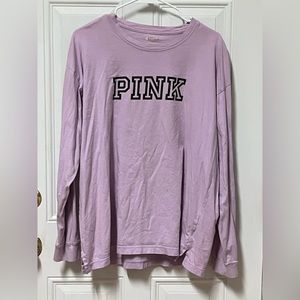 Pink long sleeve shirt